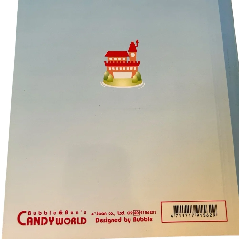 Vintage 90s Bubble & Ben’s Candy World Notebook Y2K Cute Asian Stationary Kawaii